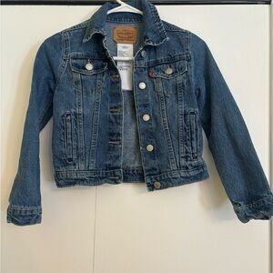 Levi's Blue Jean Jacket Cropped Denim Style